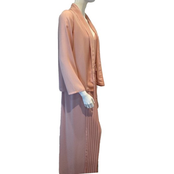 Vintage 70s Gilberts for Tally Maxi Dress & Jacket Set 8 | Boho Chic Ensemble - Picture 8 of 14